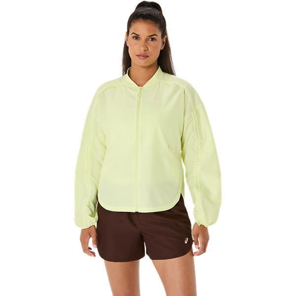 Asics NAGINO Run Adjustable Jacket Huddle Yellow