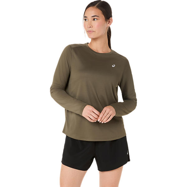 Asics Core LS Top Dark Olive