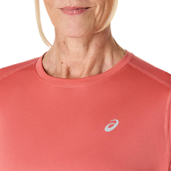 Asics Core LS Top  Dark Pink Clay