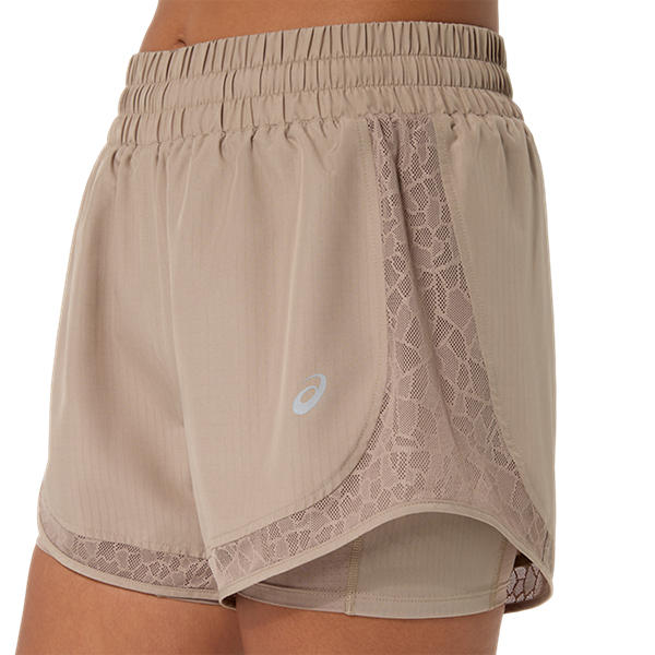 Asics Nagino Run 2-n-1 Short Greige