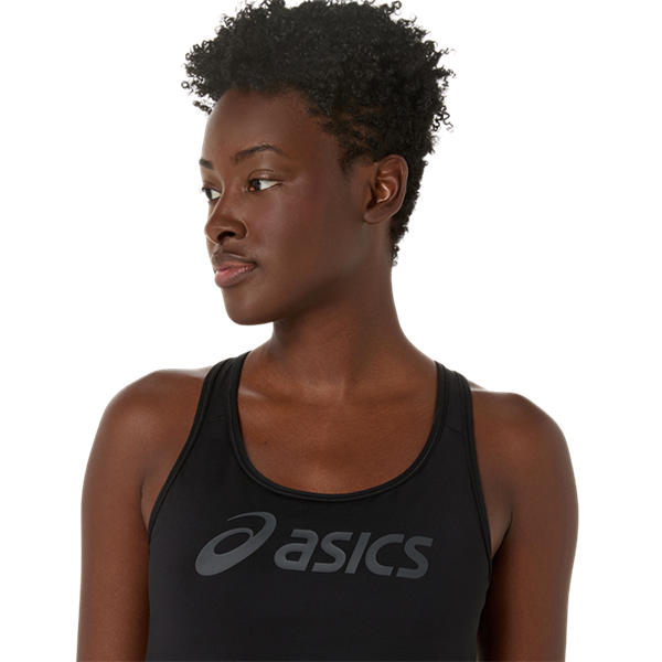 Asics Essential Asics Logo Padless Bra Performance Black