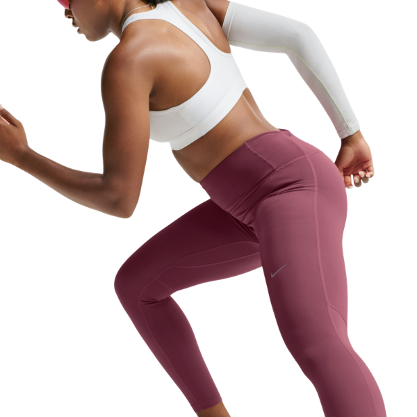 Nike Tempo High-Waisted 7/8 Running Leggings Pink Smoke