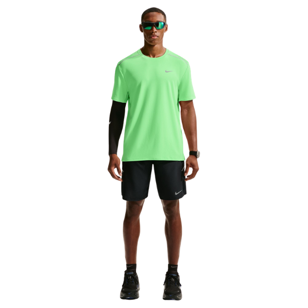 Nike Miler Dri-FIT UV Short-Sleeve Running Top Illusion Green/Cucumber Calm