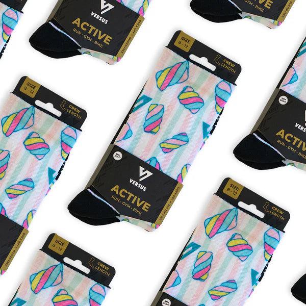 Versus Marshmallows Active Crew Socks