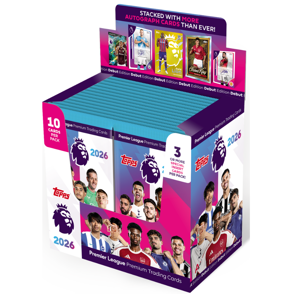 Premier League 2026 Premium Booster Trading Cards
