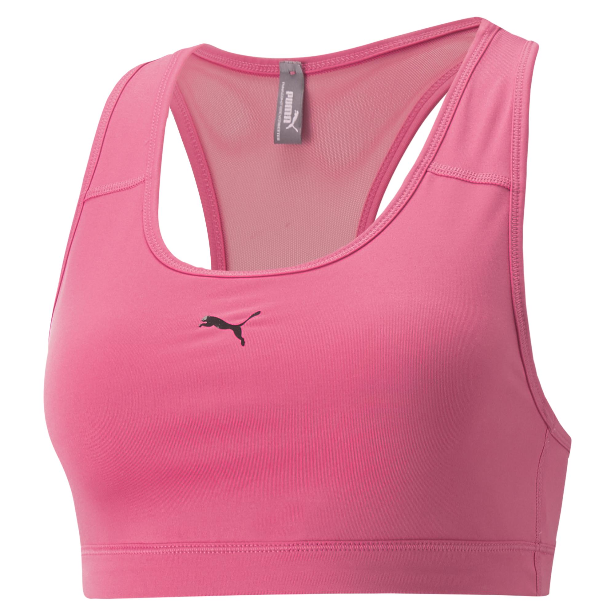 PUMA Women's Mirrored Seamless Sports Bra, Knockout Pink, Medium :  : Clothing, Shoes & Accessories