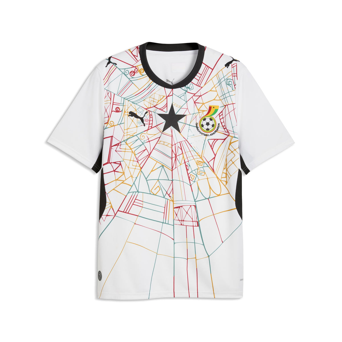 Puma Ghana 26 Home Jersey White/Red - SportSA
