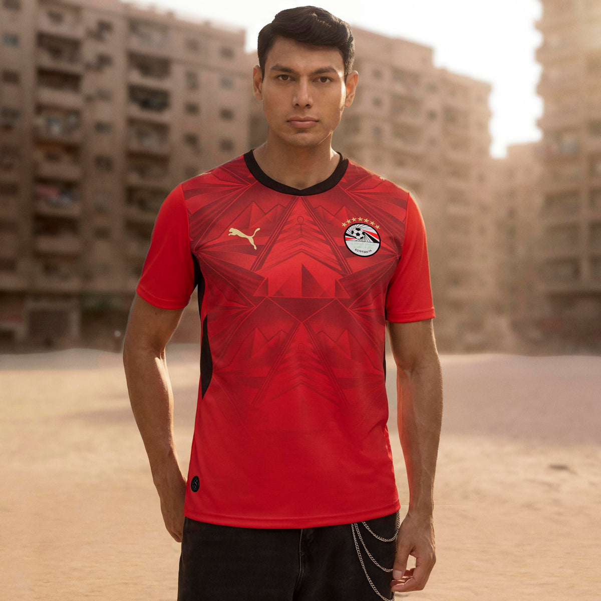 Puma Egypt 26 Home Jersey Red