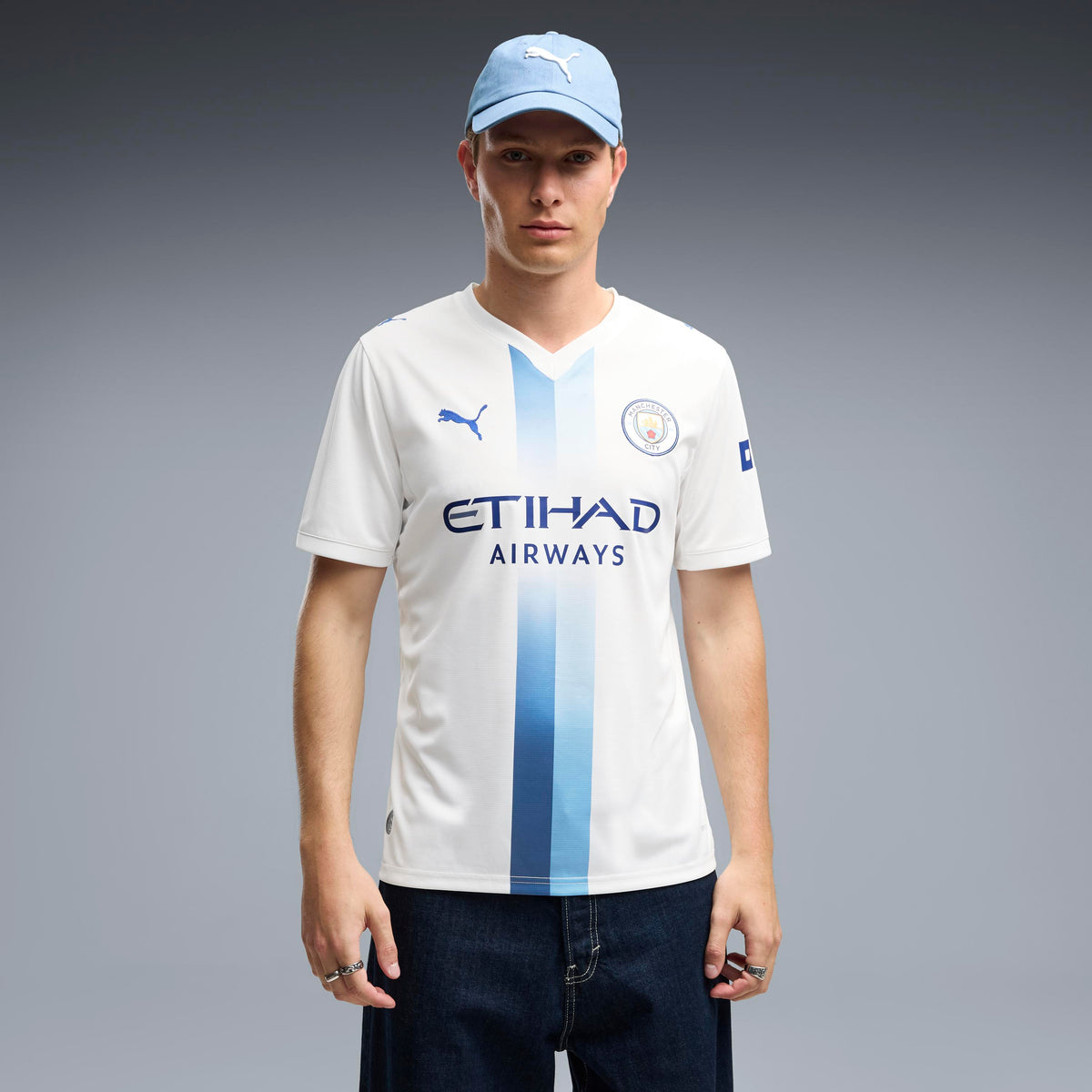 Puma Manchester City 26/27 Third Jersey White-Blazing Blue