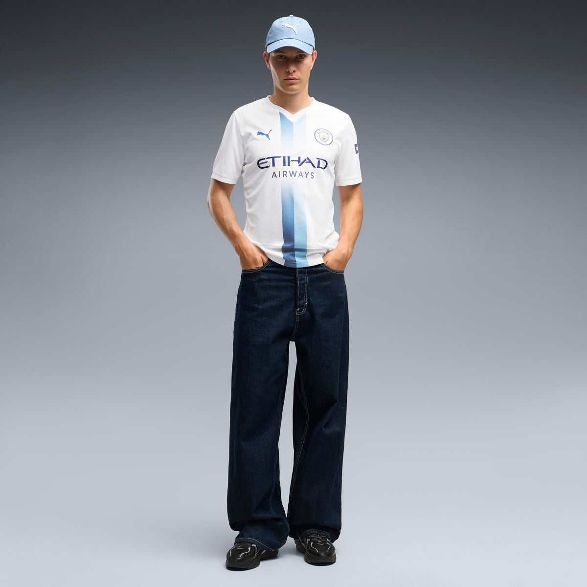 Puma Manchester City 26/27 Third Jersey White-Blazing Blue