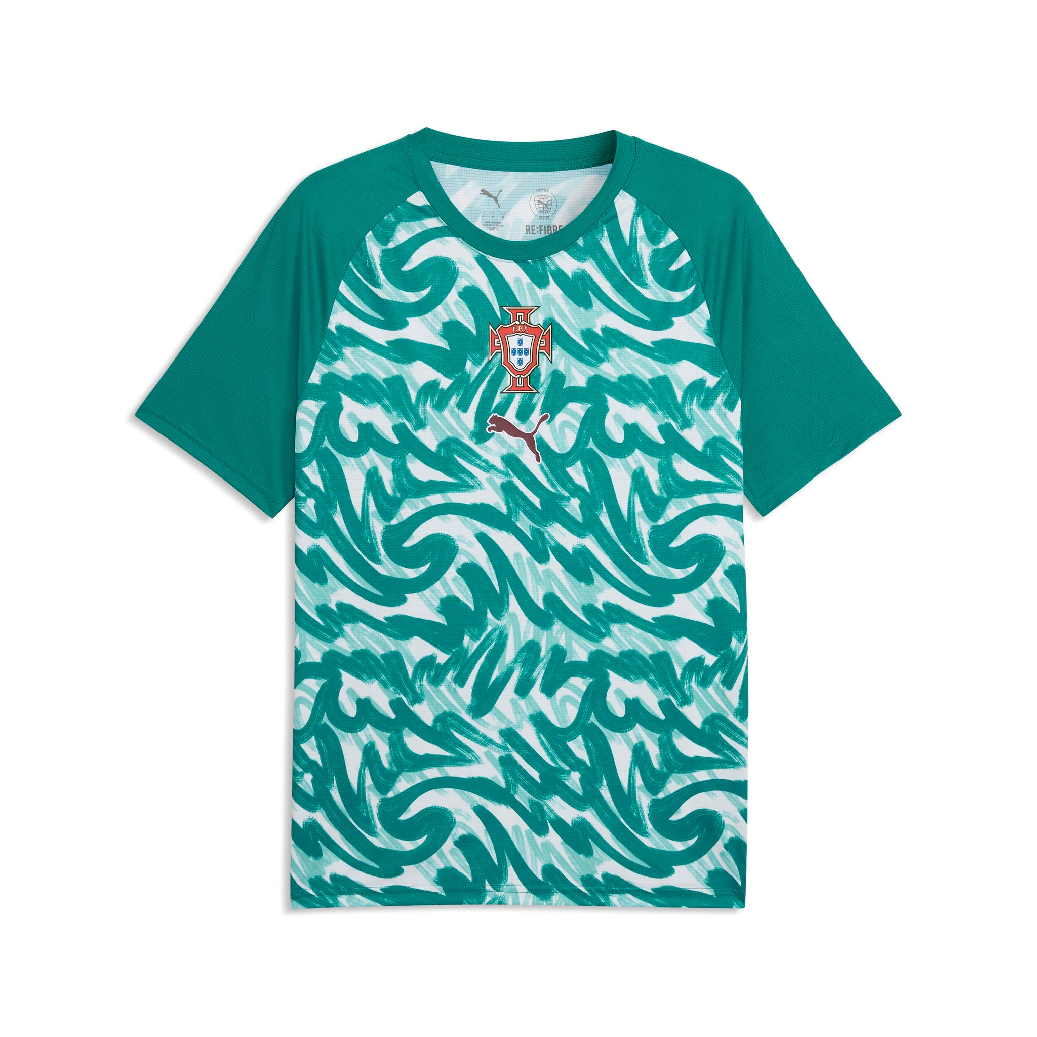 Puma Portugal 26 Warm Up Jersey Green Lagoon - SportSA