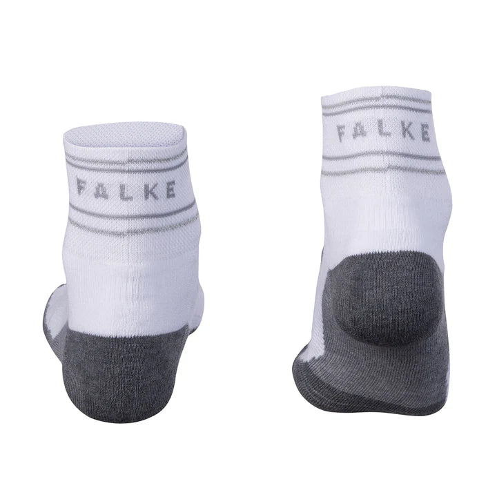 Falke Pressure Free Reflective Running Socks White/Midgrey