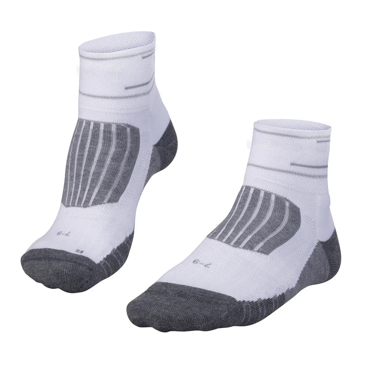 Falke Pressure Free Reflective Running Socks White/Midgrey