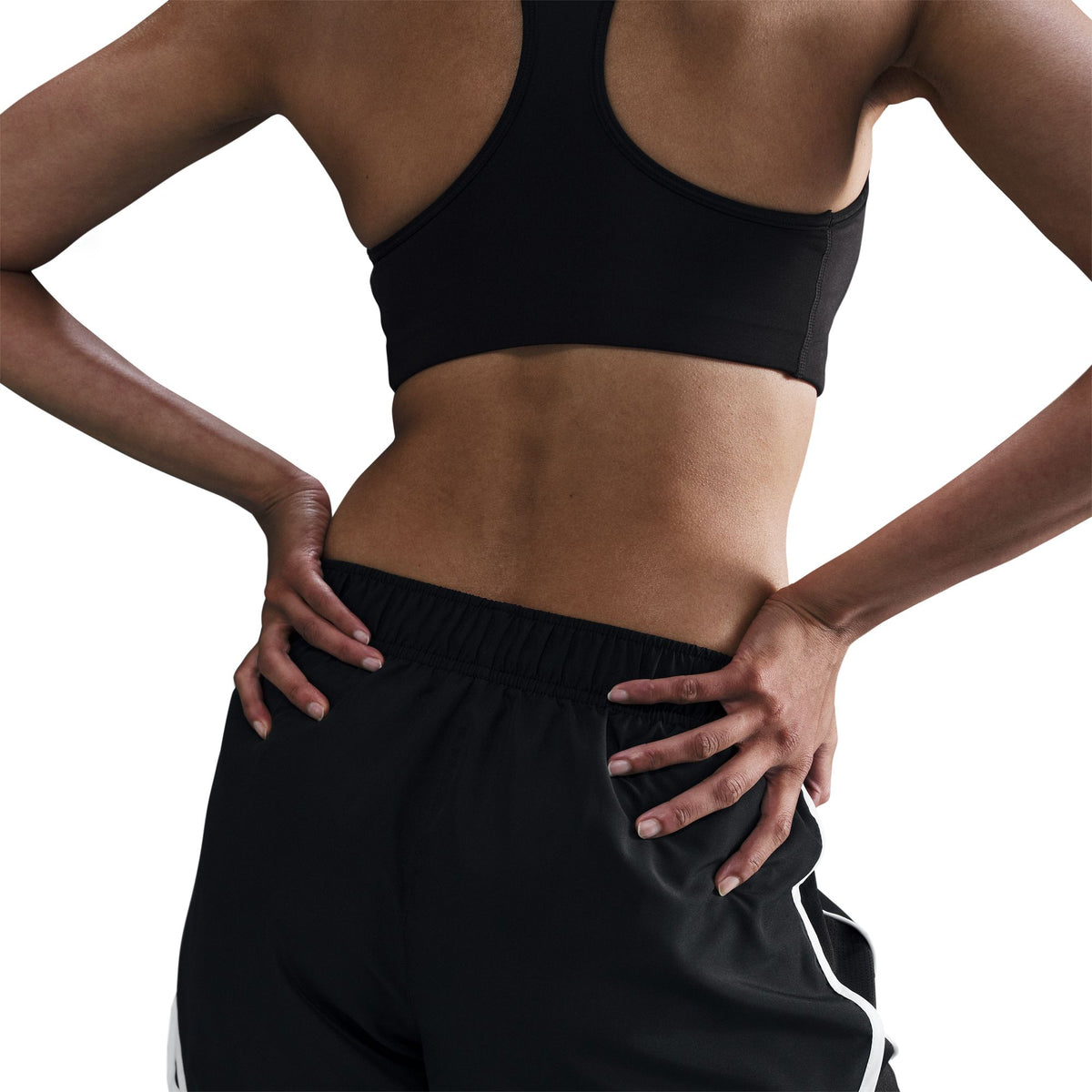 Nike Tempo Dri-FIT Mid-Rise Brief-Lined Running Shorts Black/Black