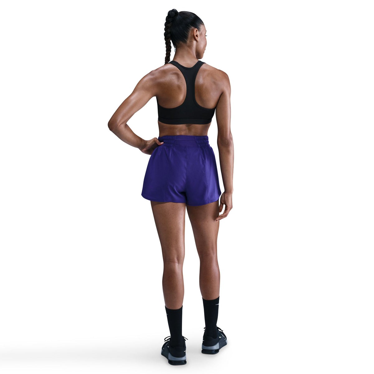 Nike Swoosh Medium-Support Unpadded Bra Black