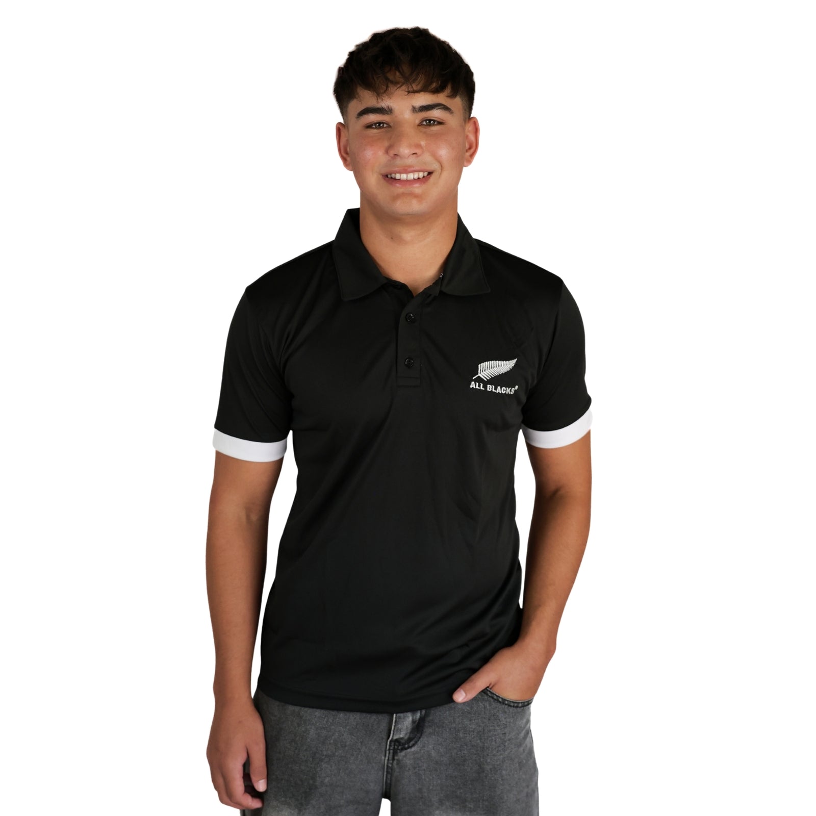 All Blacks Rugby Golf Shirt