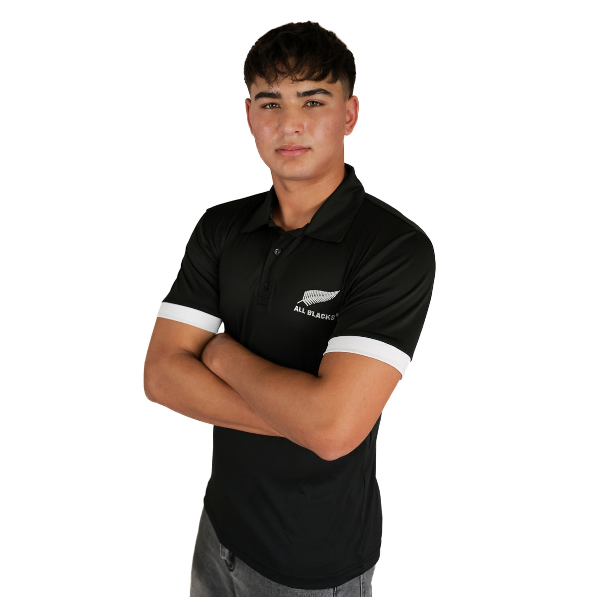 All Blacks Rugby Golf Shirt