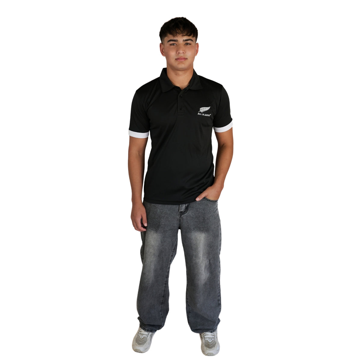 All Blacks Rugby Golf Shirt