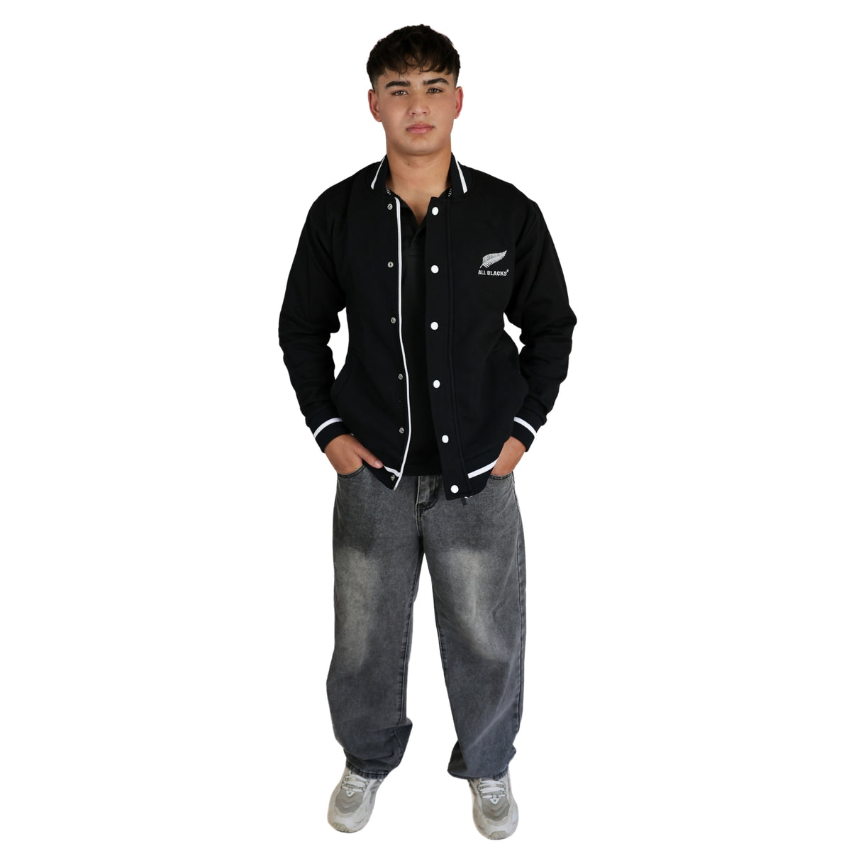 All Blacks Varsity Jacket
