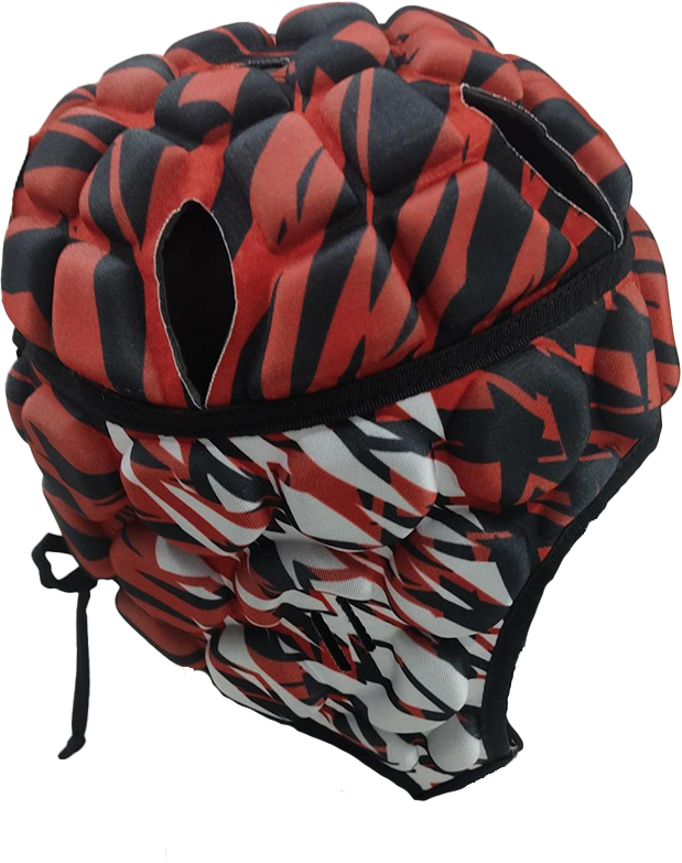 Canterbury Graphic Honeycomb Black/Red/White Headgear