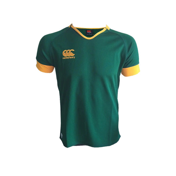 Canterbury IHI Pro Rugby Training Jersey Bottle Green/Gold