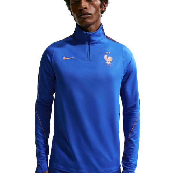 Nike France Strike Dri-FIT Soccer Drill Top Game Royal