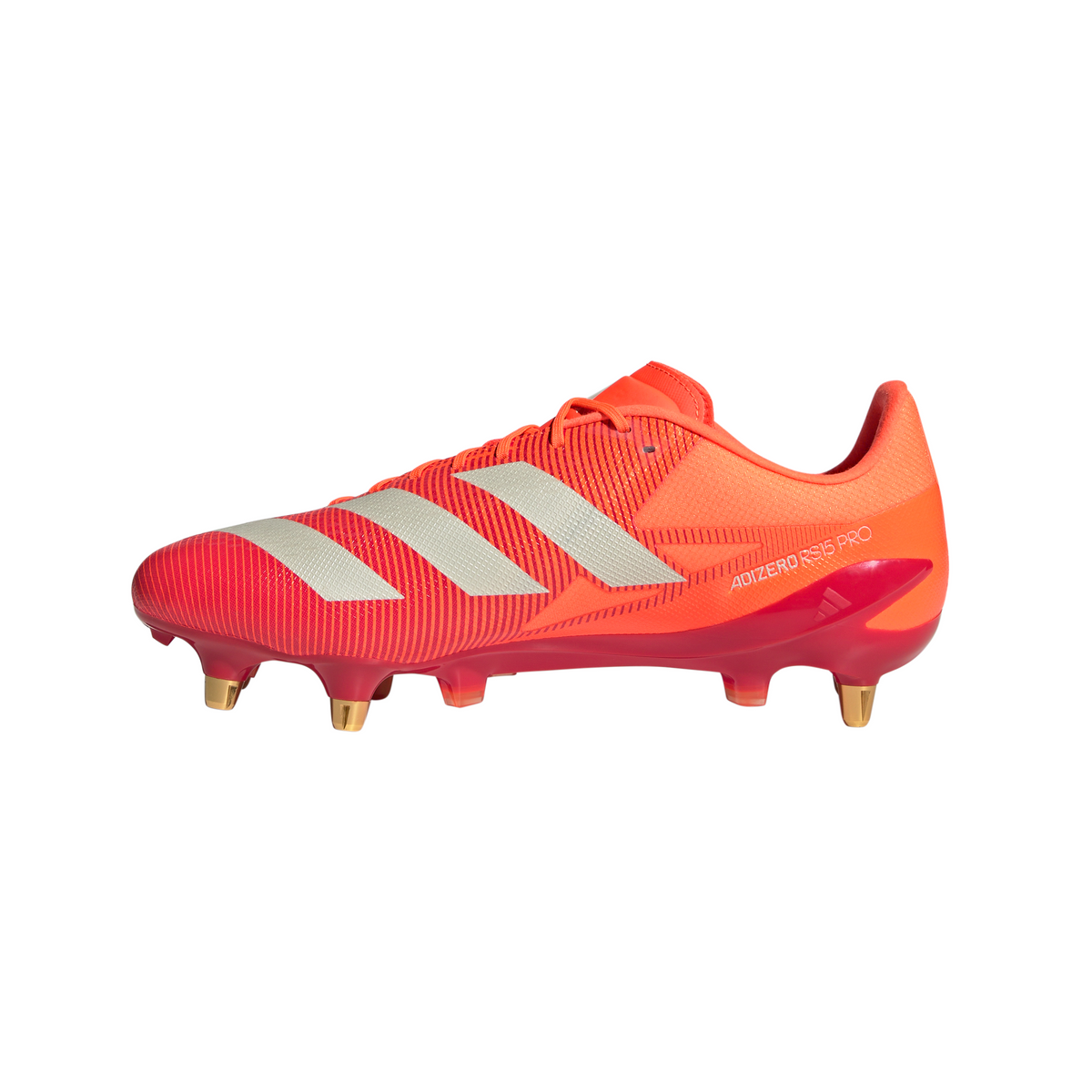 Adidas Adizero RS15 Pro Soft Ground Rugby Boots Lucid Red
