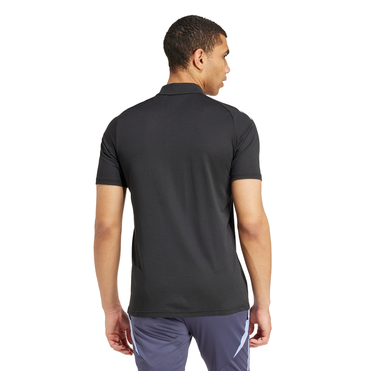 Adidas All Blacks Rugby Polo Shirt Black