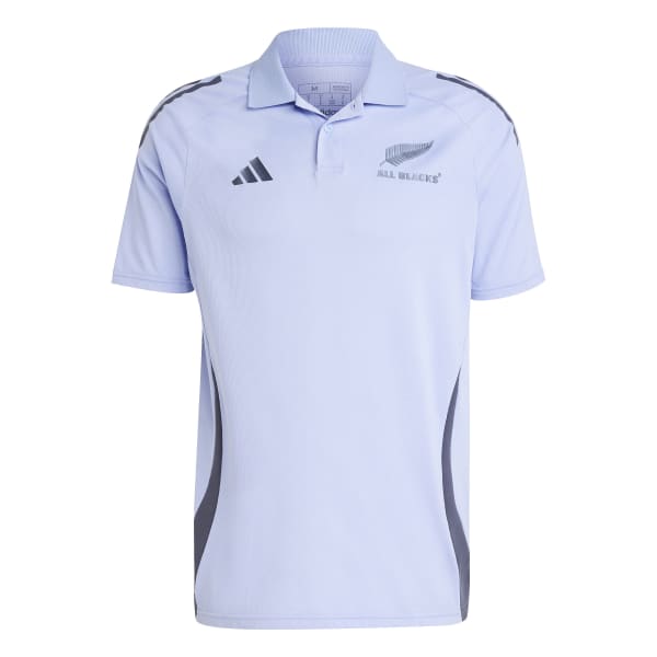 Adidas All Blacks Rugby Polo Shirt Blue