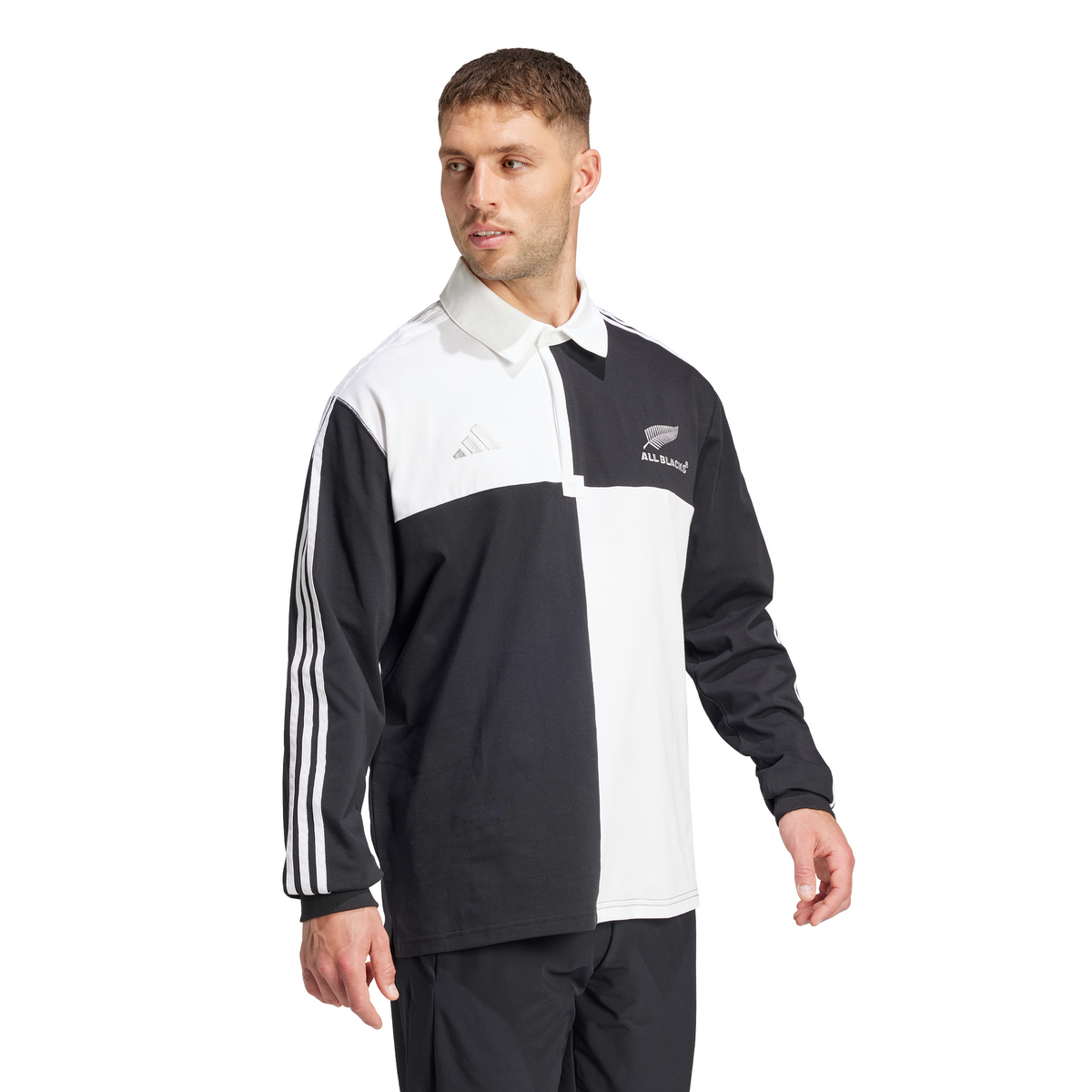 Adidas All Blacks Rugby Culture Jersey All Black/White