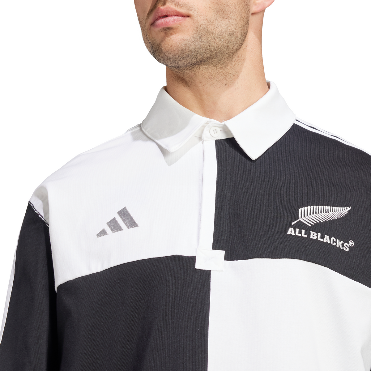 Adidas All Blacks Rugby Culture Jersey All Black/White