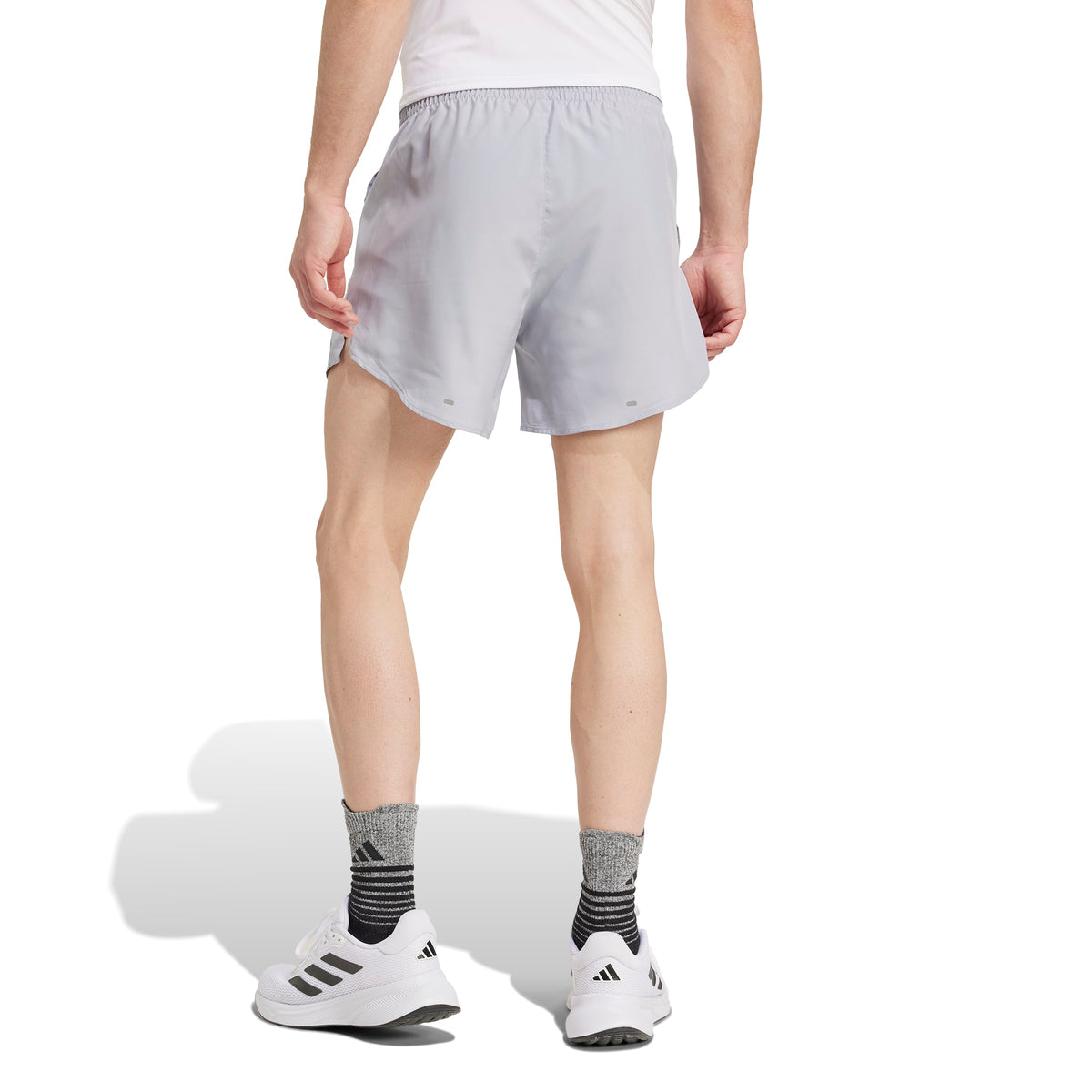 Adidas Run It Shorts Halo Silver