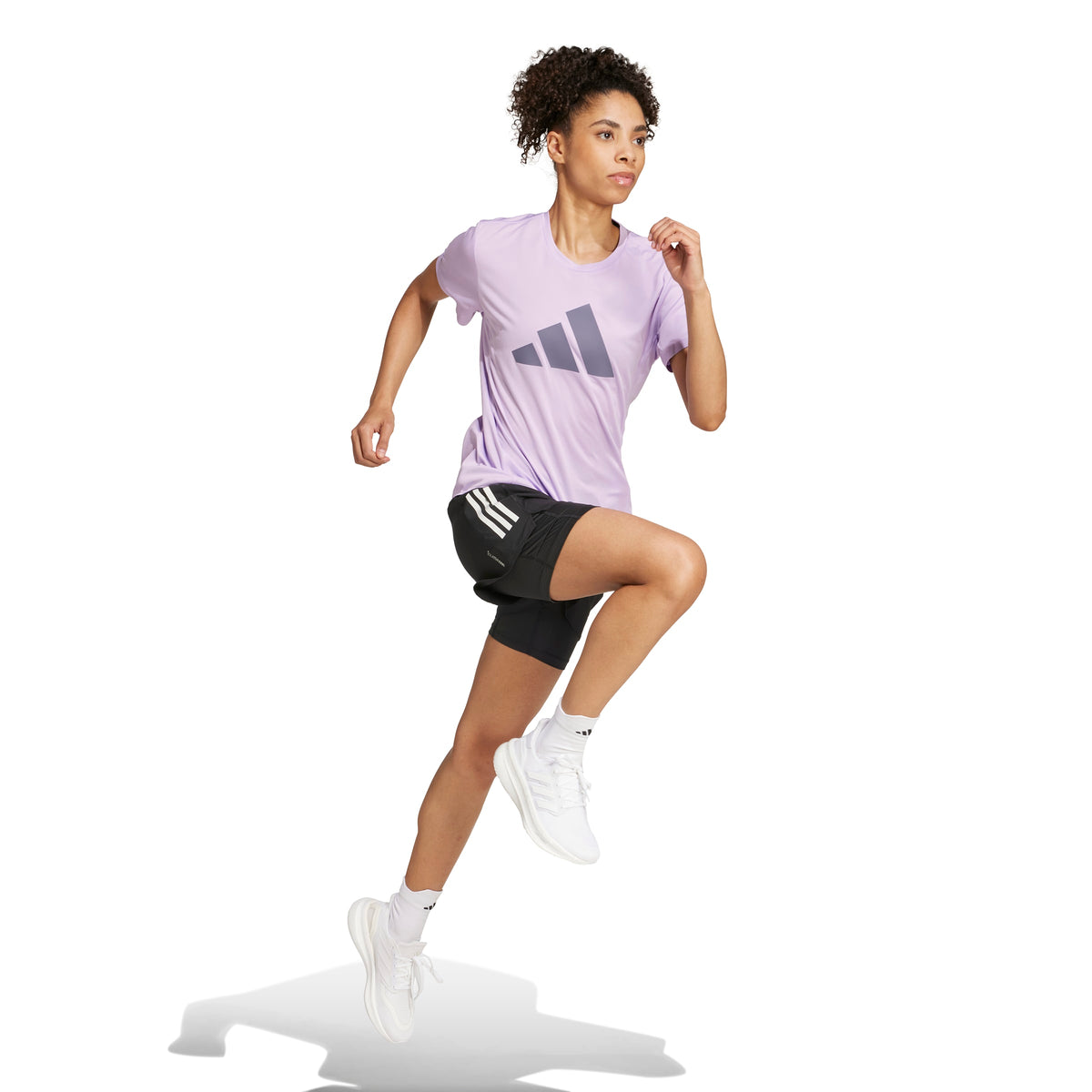 Adidas Run It Tee Powder Plum