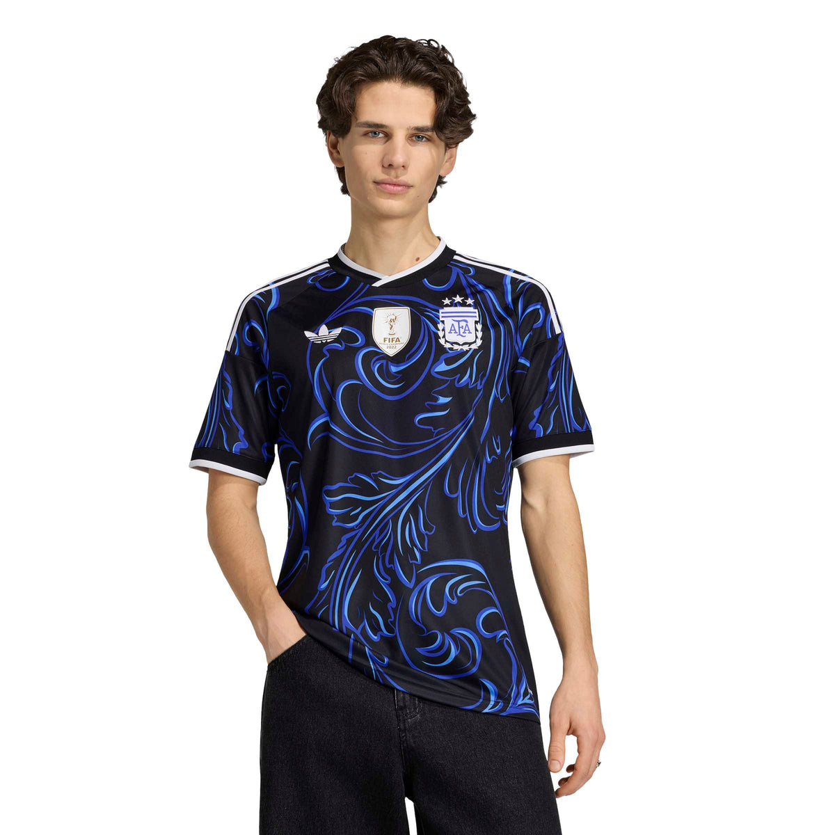 Adidas Argentina 26 Away Jersey Black / Lucid Blue