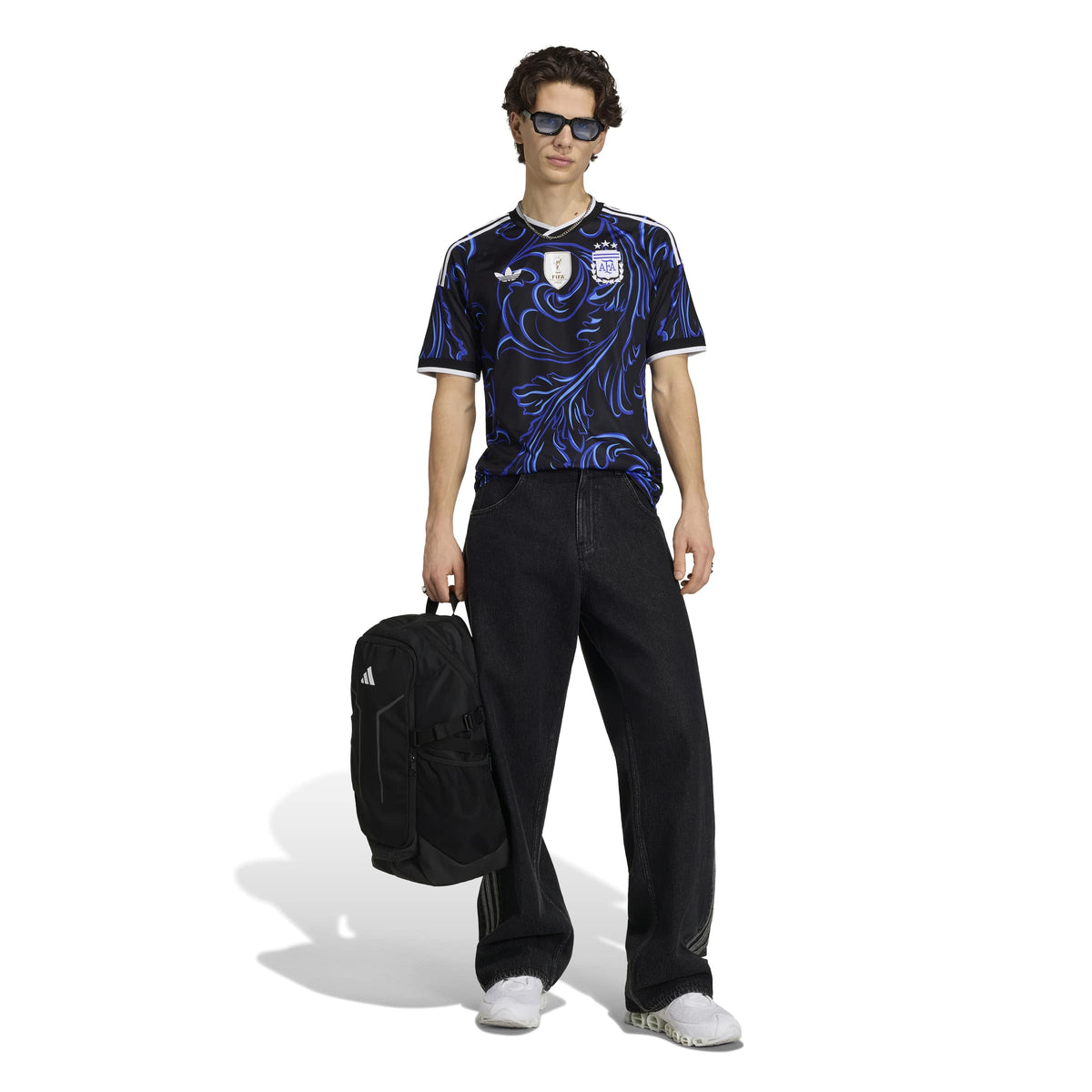 Adidas Argentina 26 Away Jersey Black / Lucid Blue