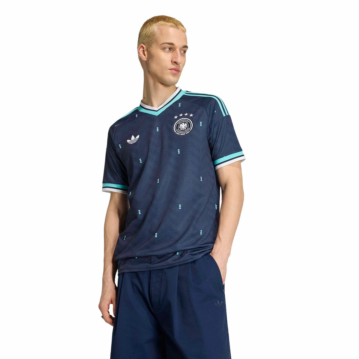 Adidas Germany 26 Away Jersey Collegiate Navy