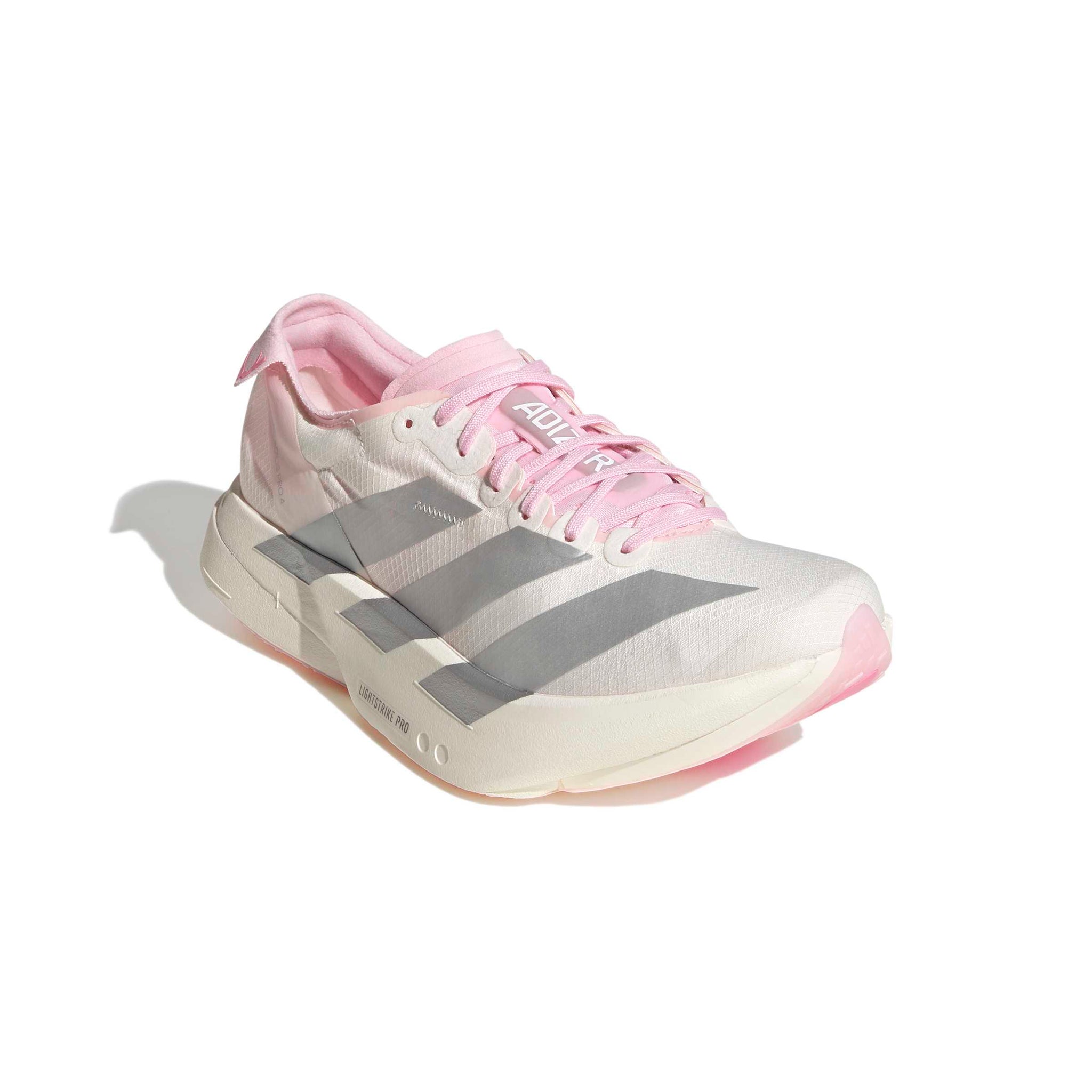 Adidas Adizero Adios Pro 4 Core White / Silver Metallic - SportSA