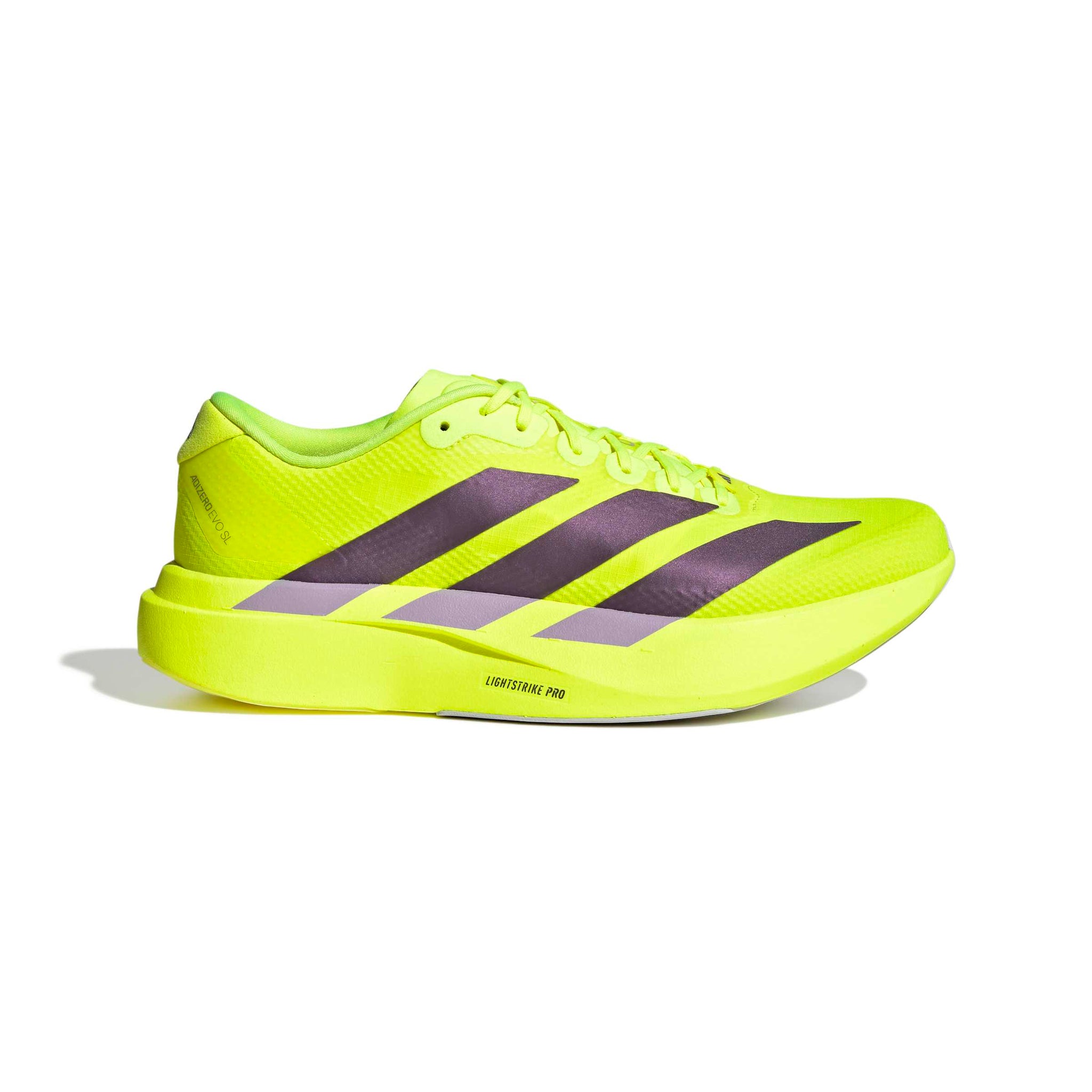 Adidas Adizero EVO SL Shoes Solar Yellow - SportSA Adidas Adizero EVO SL Shoes Solar Yellow - SportSA
