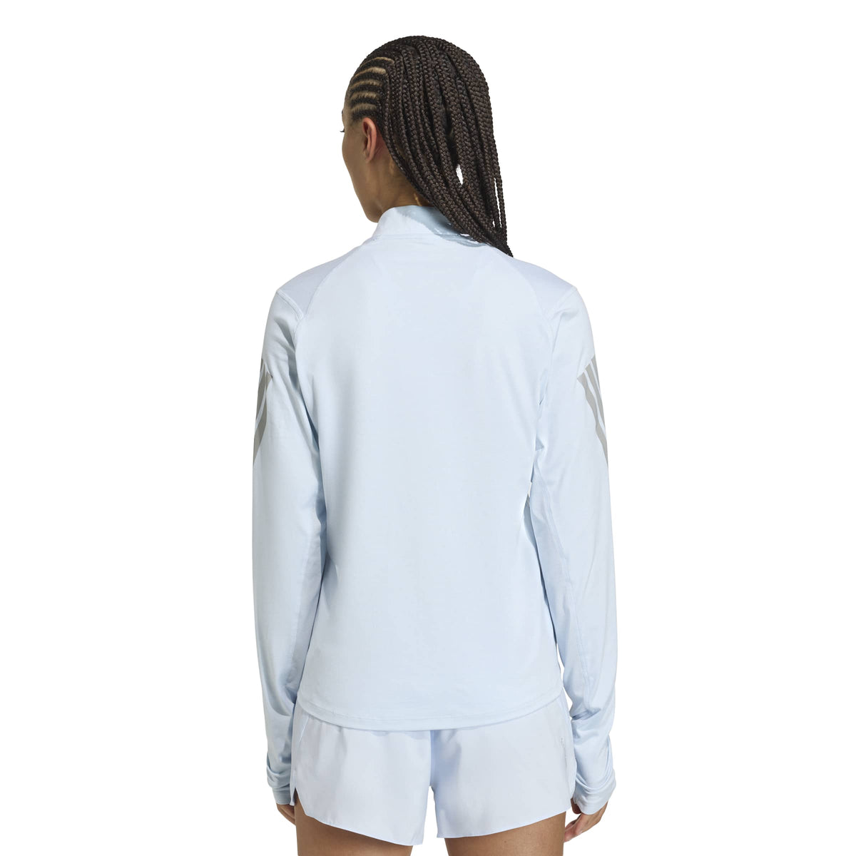 Adidas Running Iconic Half Zip Crystal Sky