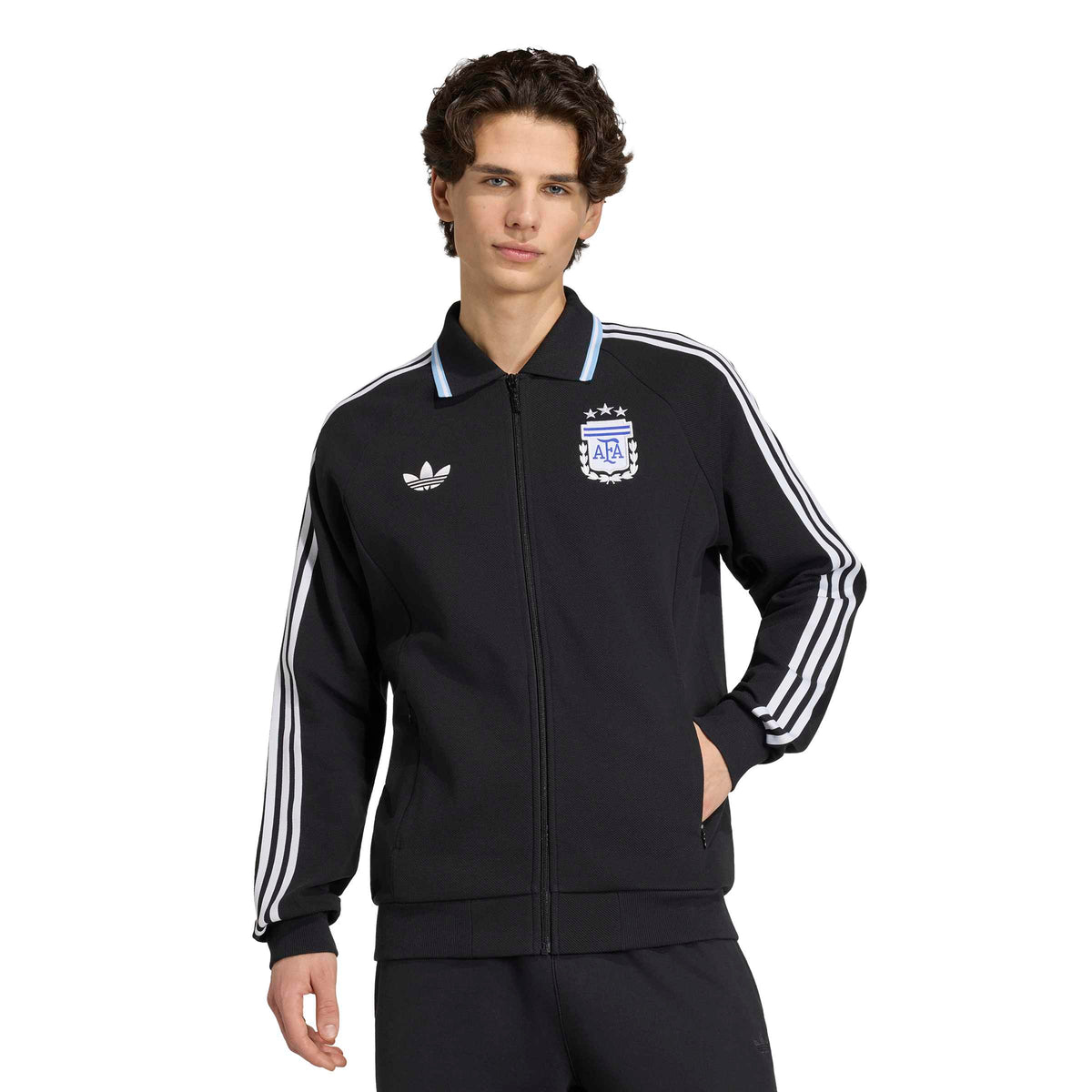 Adidas Argentina Away Anthem Jacket Black