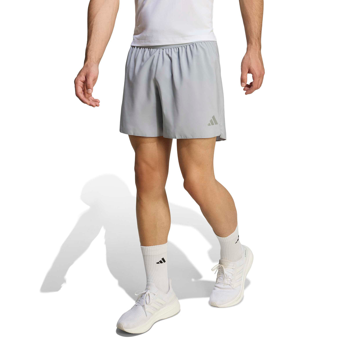 Adidas Run Essentials Shorts Halo Silver