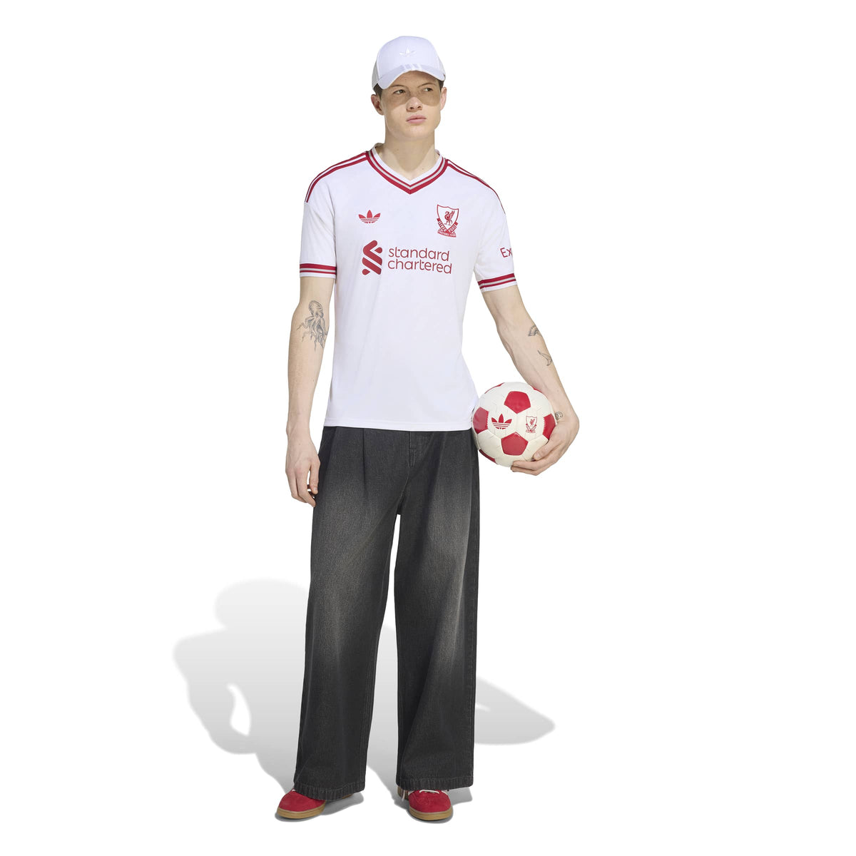 Adidas Liverpool FC 26/27 Away Jersey Active White