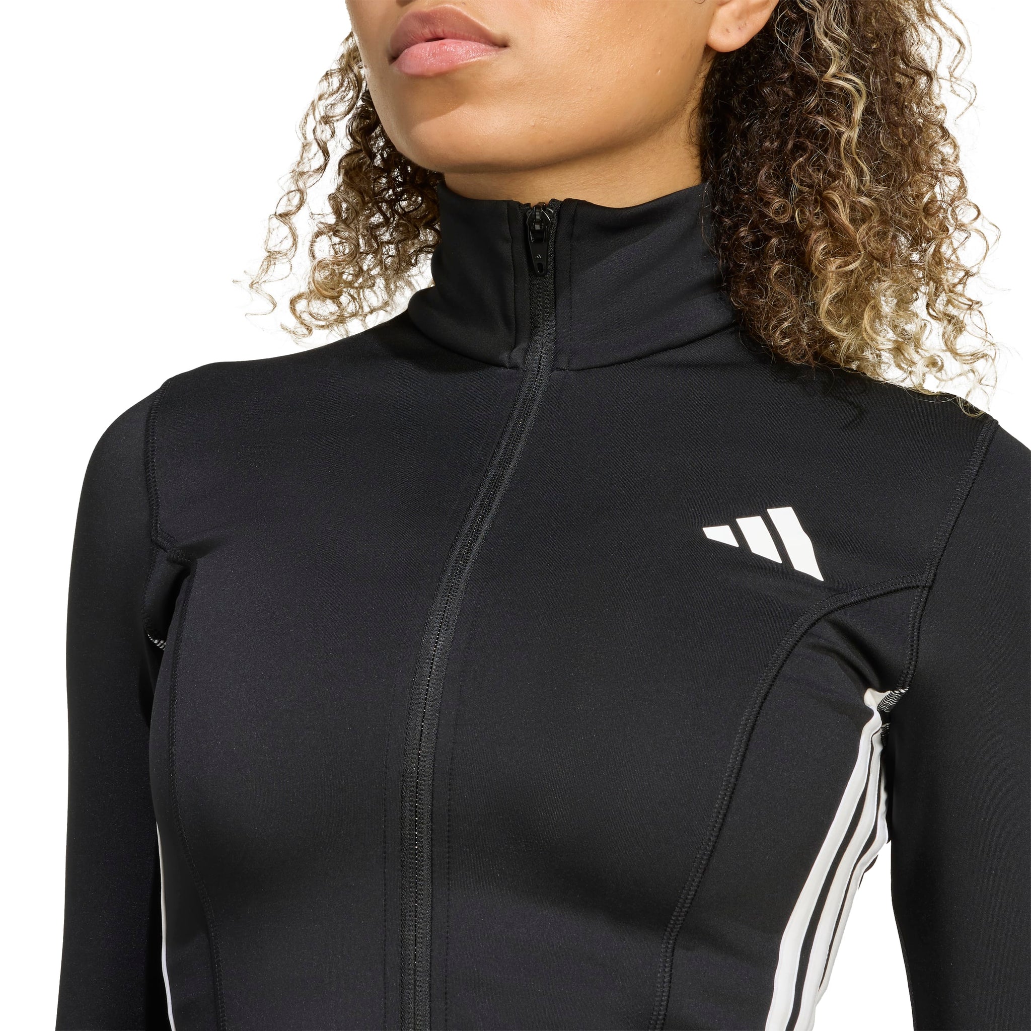 Adidas Workout Essentials Zip Through Jacket 3-Stripes - SportSA