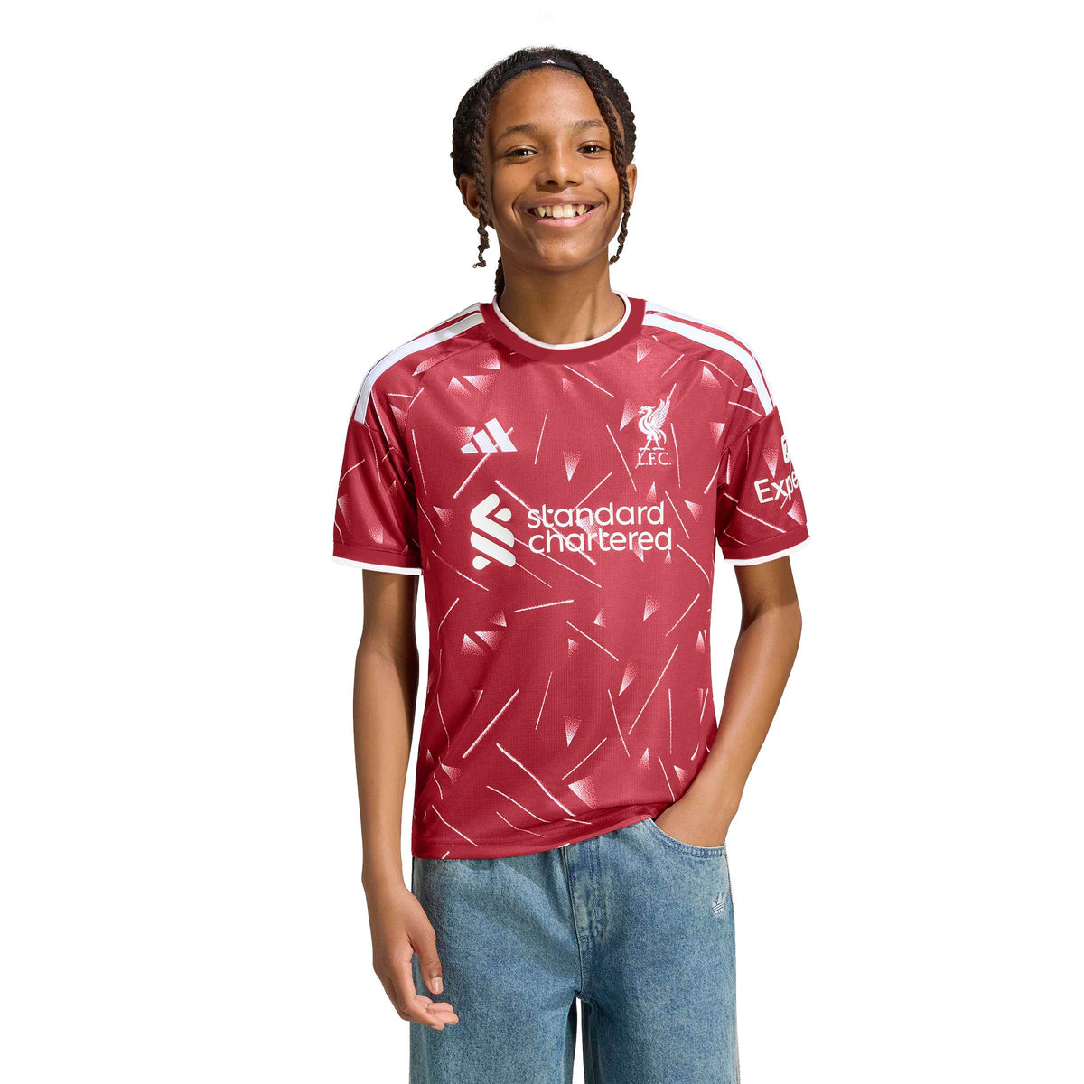 Adidas Liverpool FC 26/27 Home Jersey Kids Active Maroon