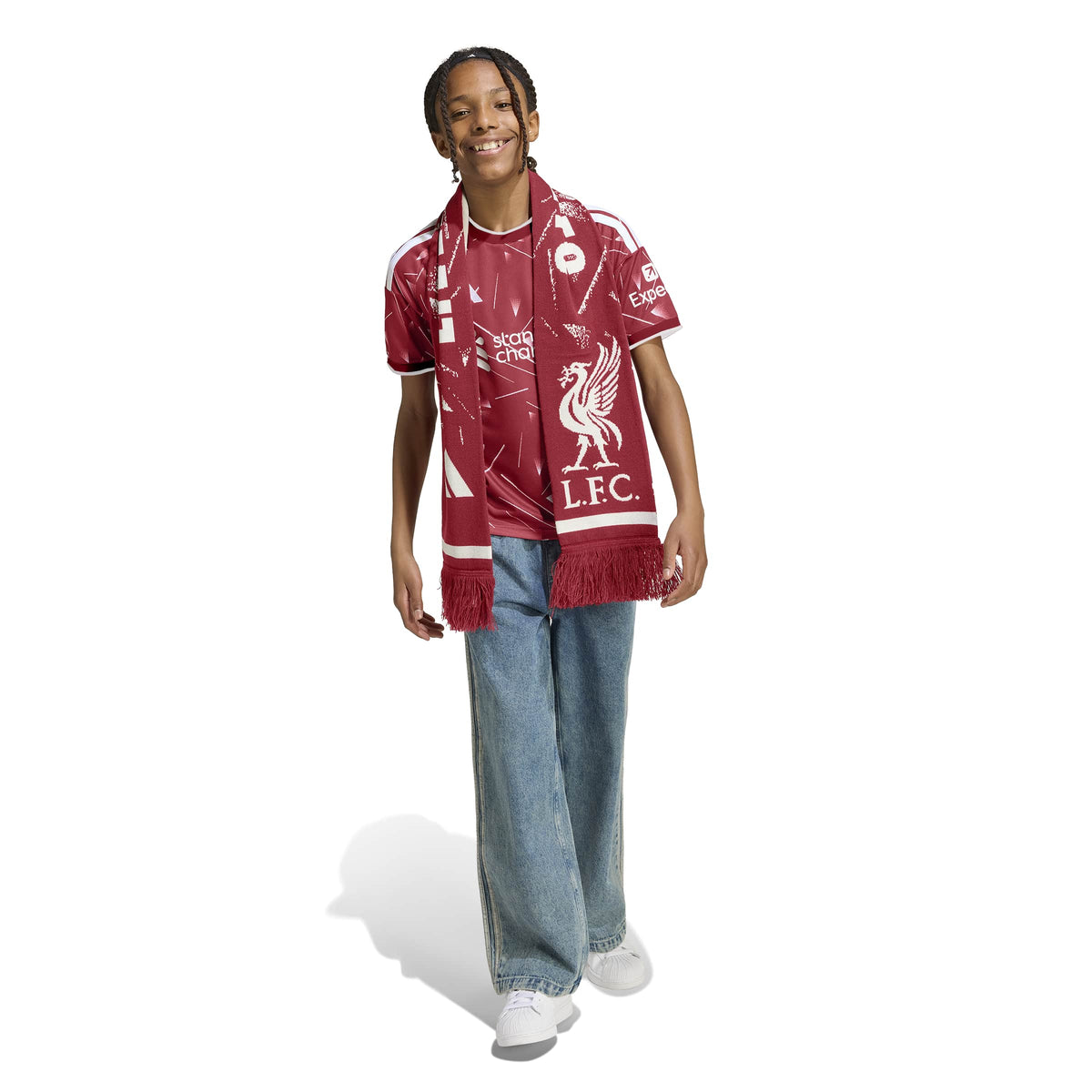 Adidas Liverpool FC 26/27 Home Jersey Kids Active Maroon