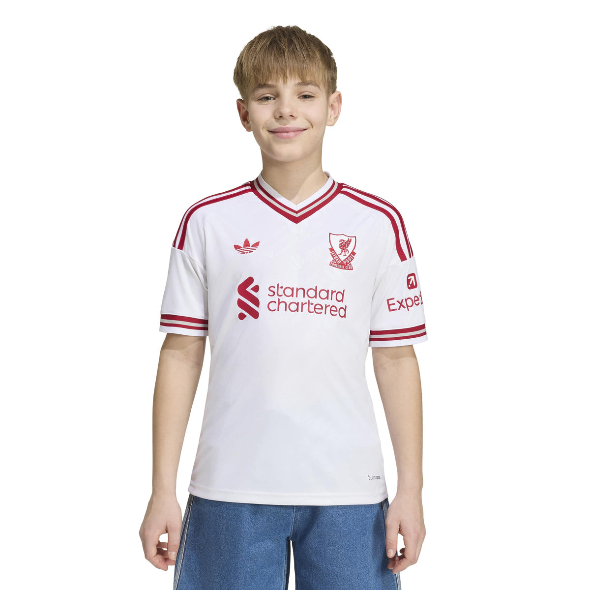 Adidas Liverpool FC 26/27 Away Jersey Kids White
