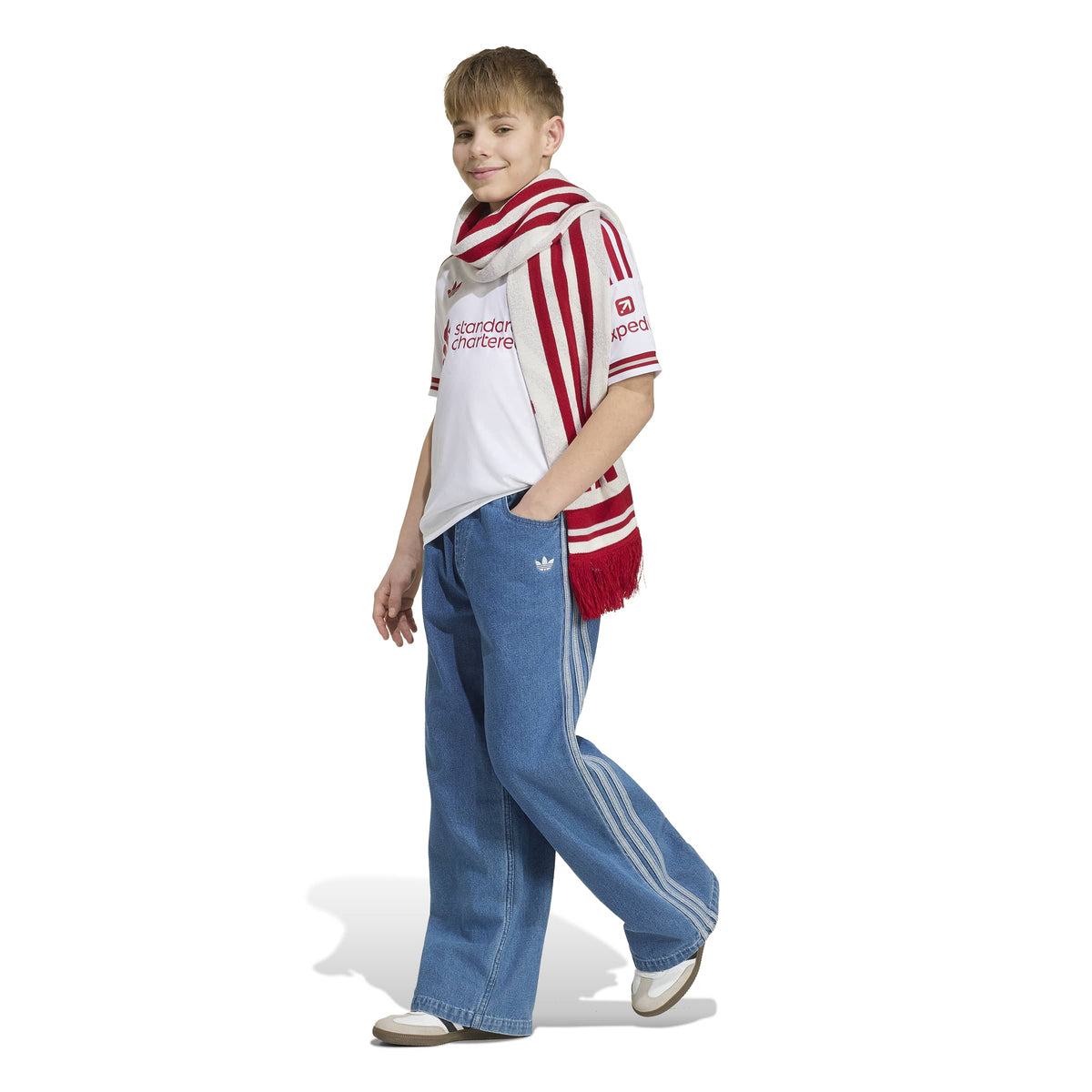 Adidas Liverpool FC 26/27 Away Jersey Kids White