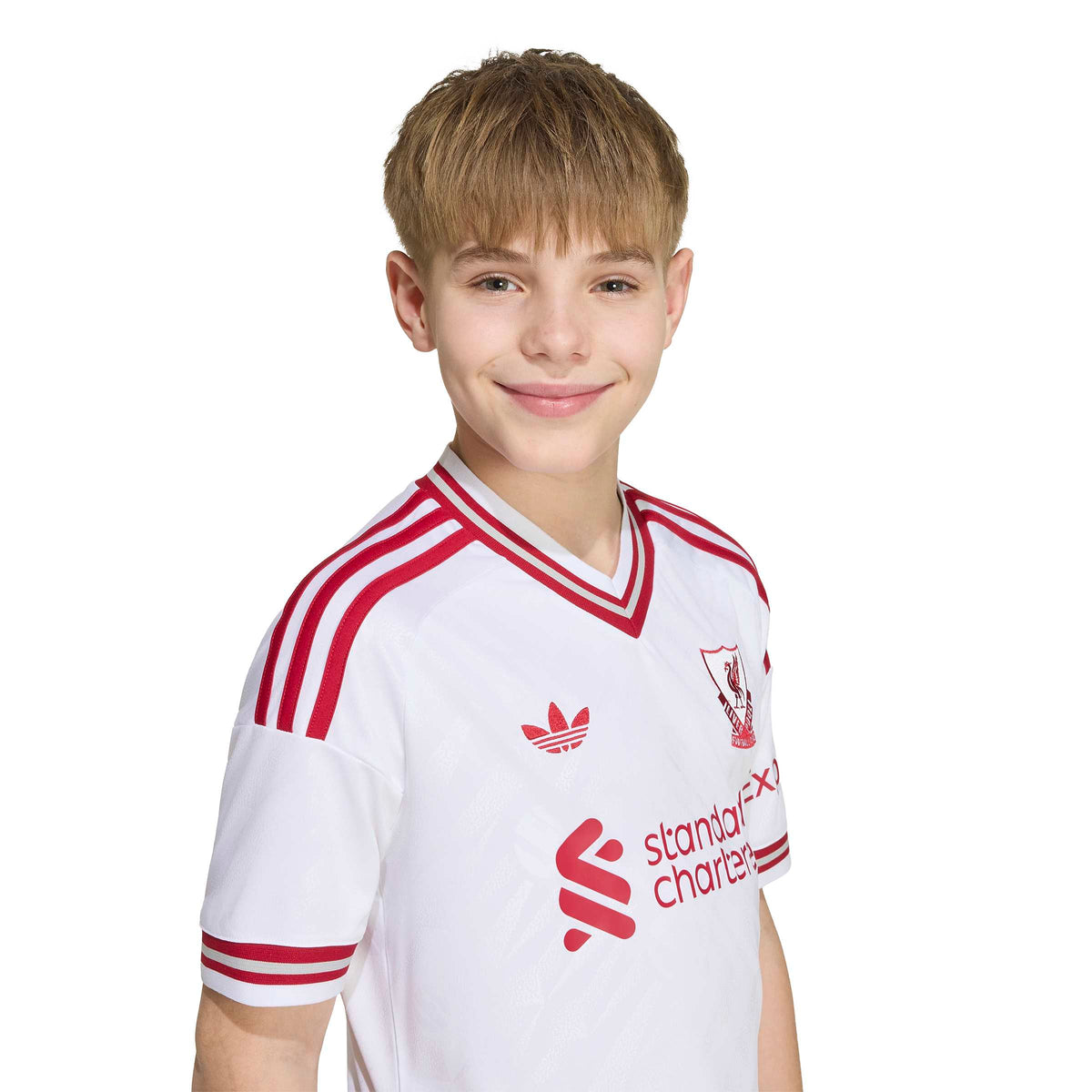 Adidas Liverpool FC 26/27 Away Jersey Kids White