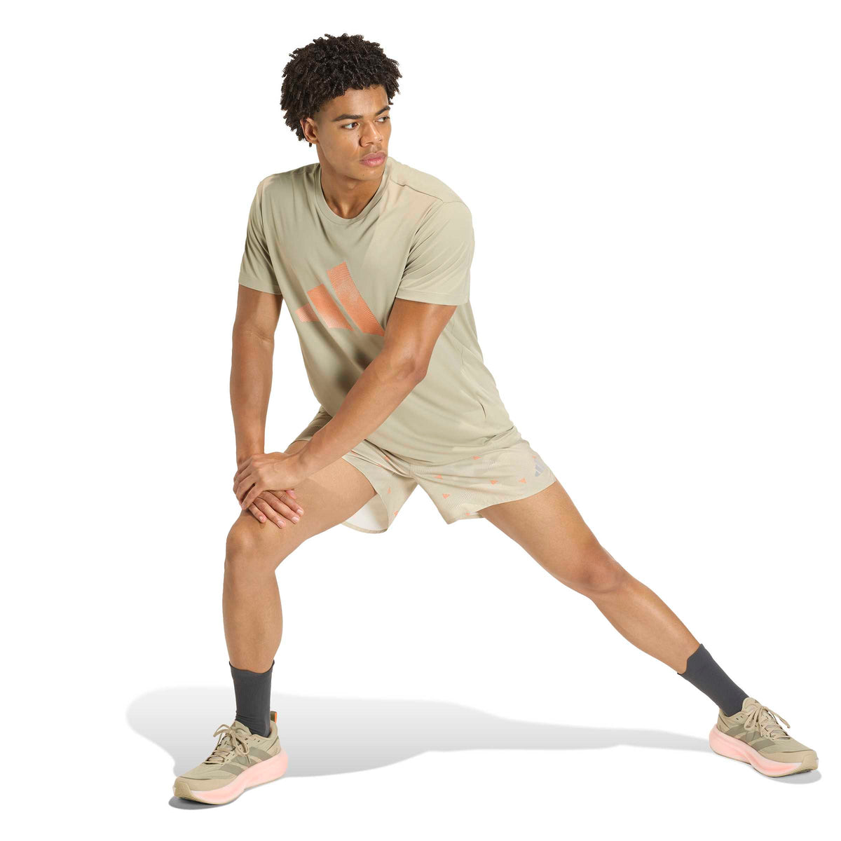 Adidas adi365 Running Essentials Brand Love T-shirt Wonder Cargo