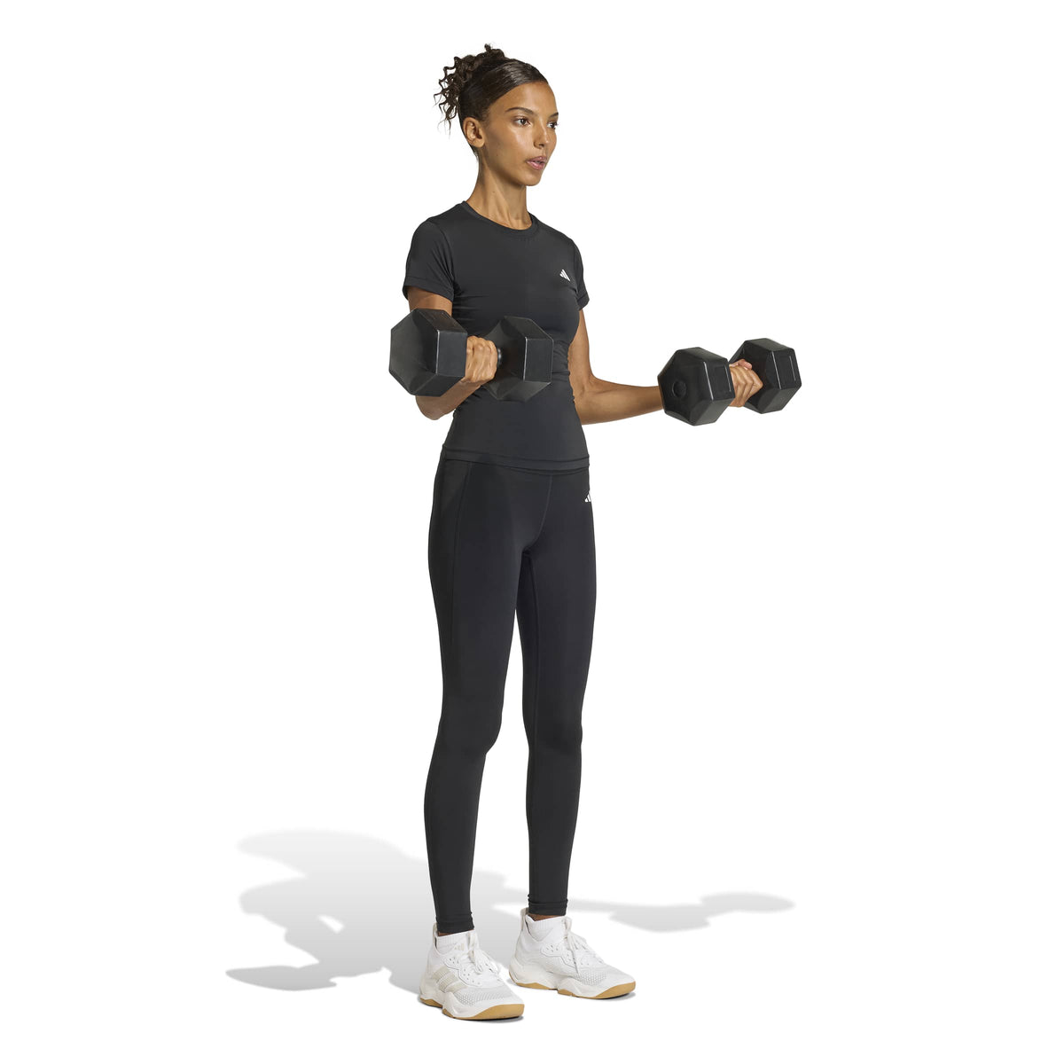 Adidas PrimeLift Essentials Workout Contour T-Shirt Black